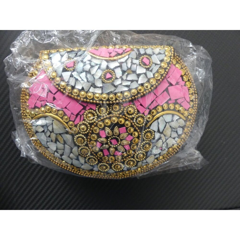 RAMLA Beverly Hills Mosaic Bag with Chain NEW